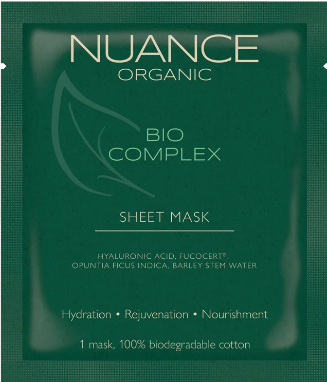Nuance Organic Maschera Viso 1 Pezzo Azione Idratante