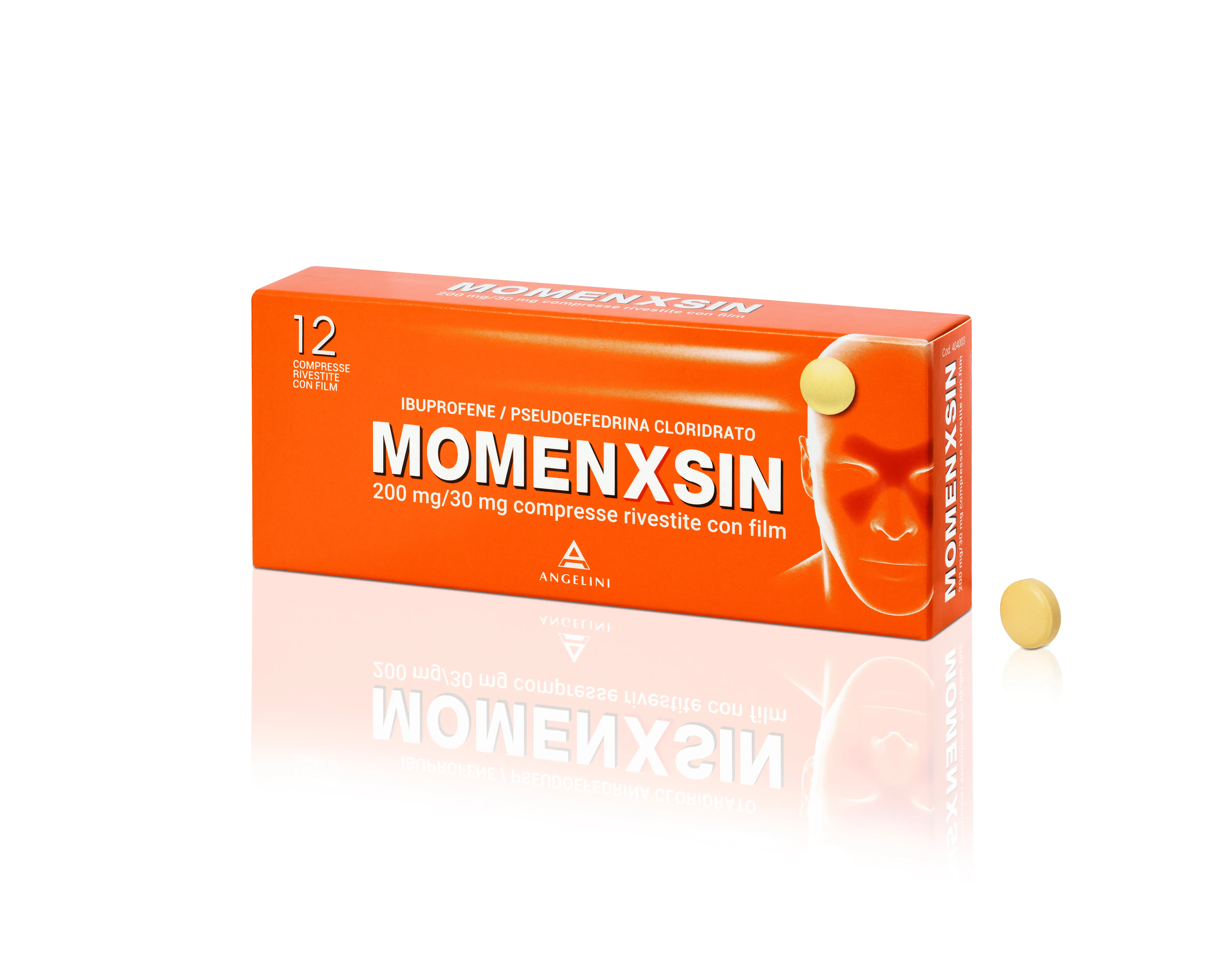Momenxsin 12 Compresse 200  mg+30  mg