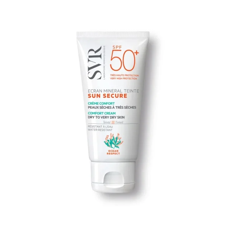 SVR Sun Secure Ecran  Mineral Crema Viso 50 ml Crema Viso per Pelle Secca
