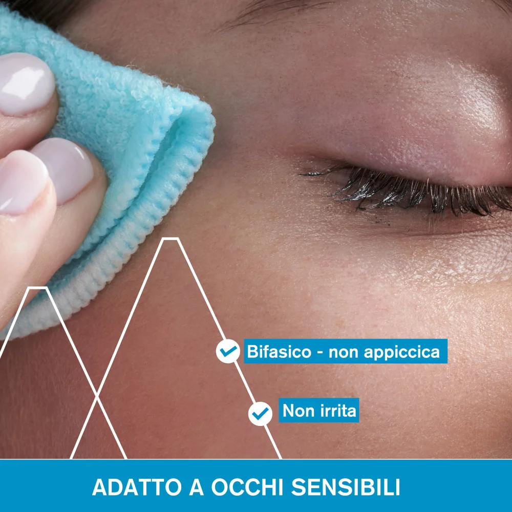 Uriage Eau Thermale Struccante Occhi Bifasico Waterproof 100 ml Tutti i Tipi di Pelle