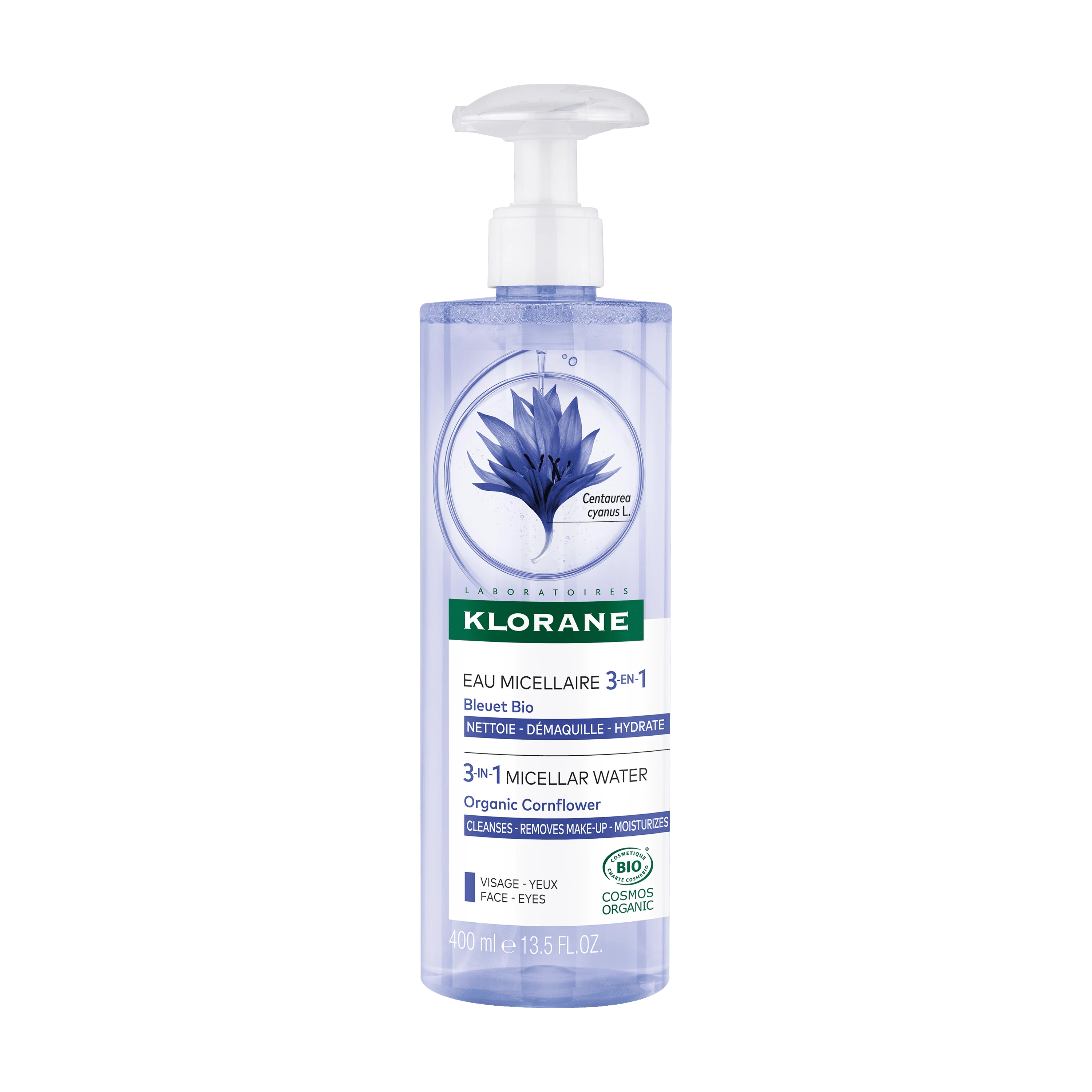 Klorane Acqua Micell Fiordaliso 3 In 1 400 Ml