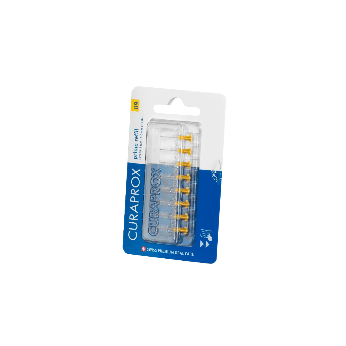 Curaprox Cps 09 Prime Refill Yellow 8 pezzi Scovolino Interdentale
