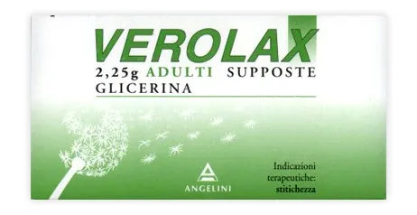 Verolax Ad 18 Supposte 2,25 g - Glicerina Stitichezza 