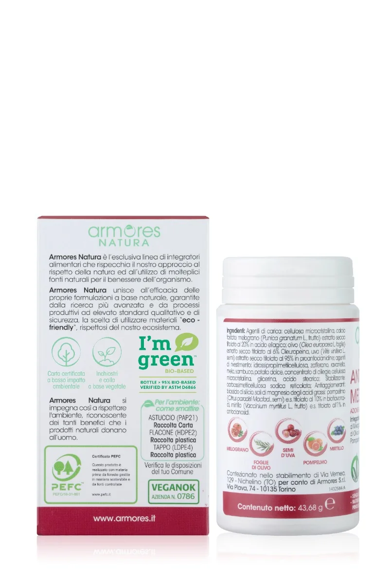 Armores Antiox Mediterraneo 60 Compresse Integratore Antiossidante