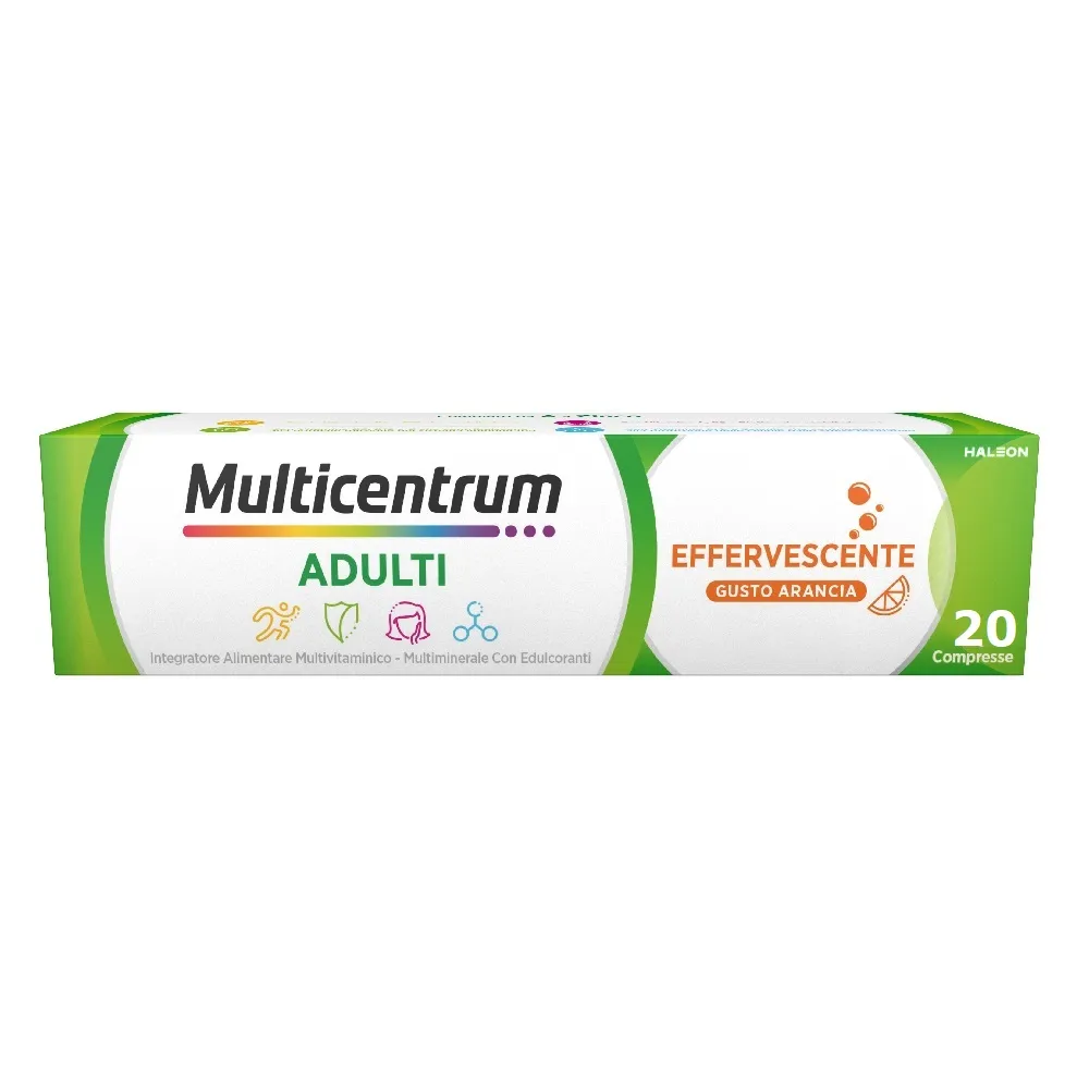 Multicentrum Effervescente Integratore Multivitaminico Multiminerale 20 Compresse Vitamine