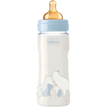 Chicco Biberon Original Touch Boy Caucciu Flusso Regolabile 330 ml