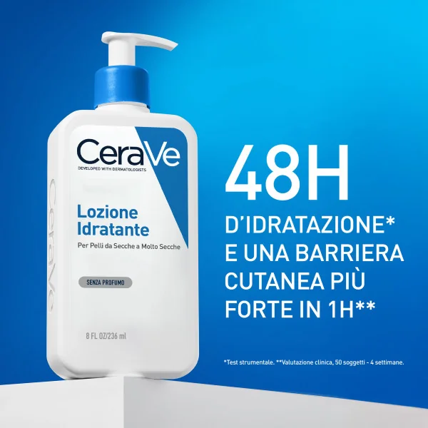 CeraVe Lozione Idratante Corpo 236 ml Pelle da Normale a Secca