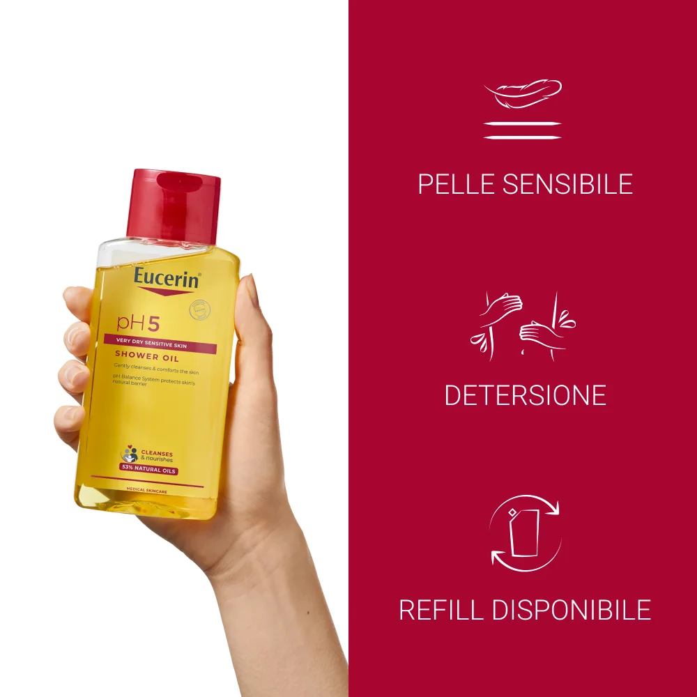 Eucerin Ph5 Olio Detergente Doccia 200 ml Pelle Sensibile