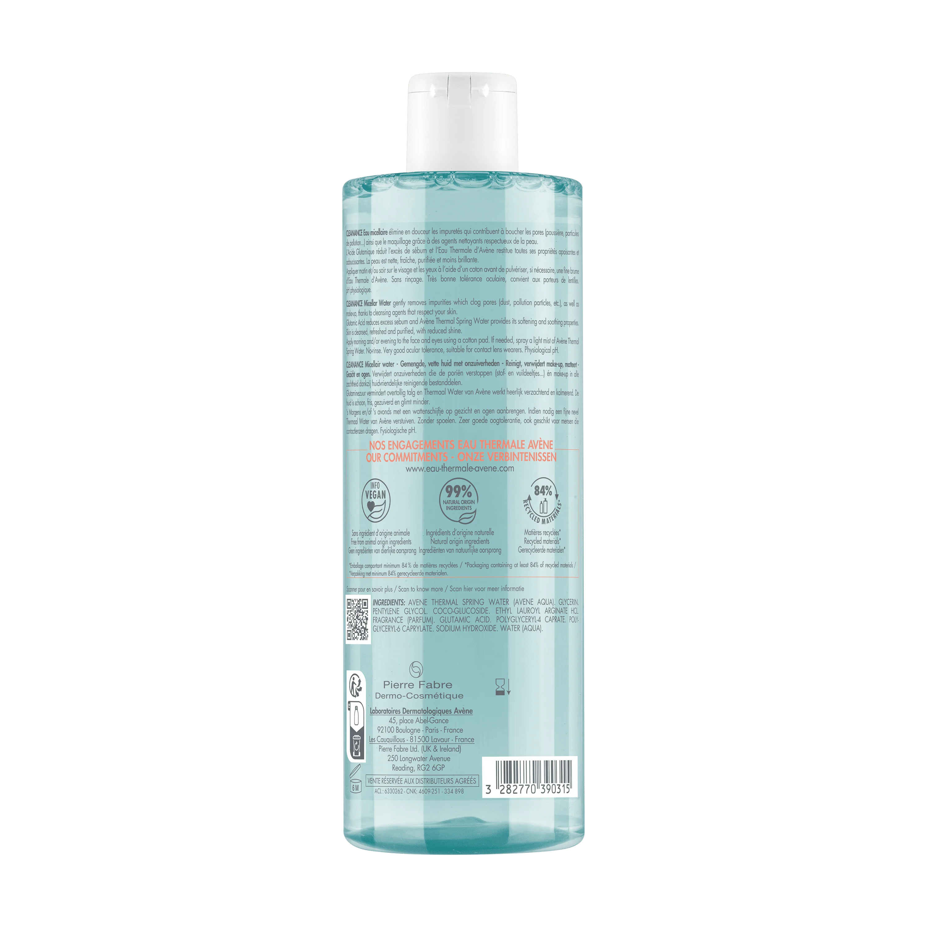 Avene Cleanance Acqua Micellare 400 ml Nuova Formula