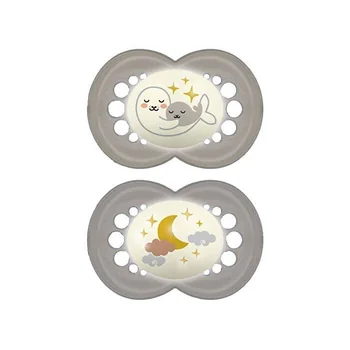 Mam Night Succhietti 6+ Neutro Confezione Doppia