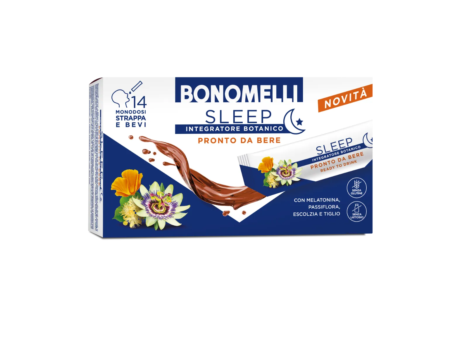 Integratore Botanico Bonomelli Sleep - 14 Stick  - Con Buono Sconto Da 1€