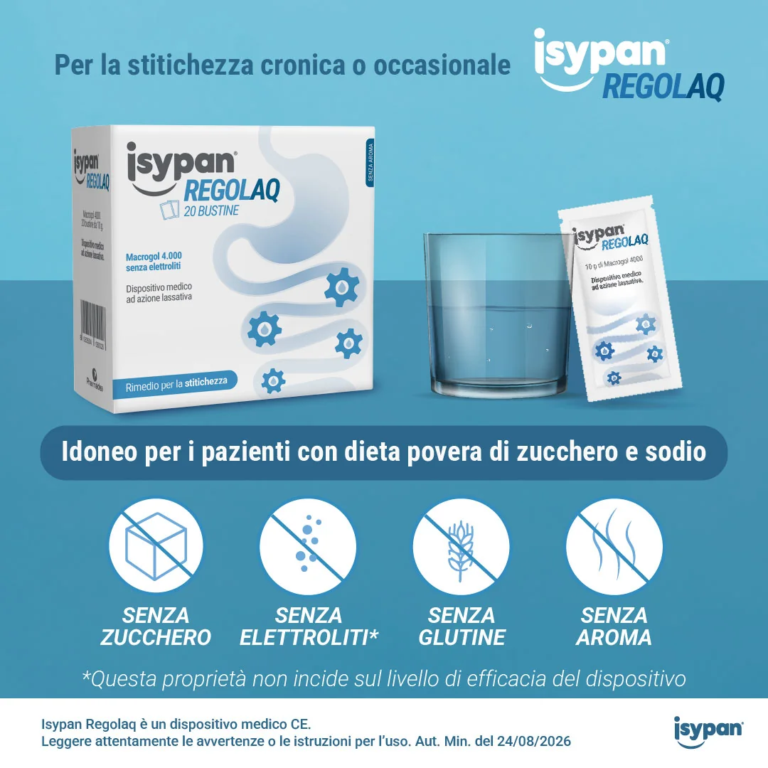 Isypan Regolaq 20 Bustine da 10 g Regolarità Intestinale