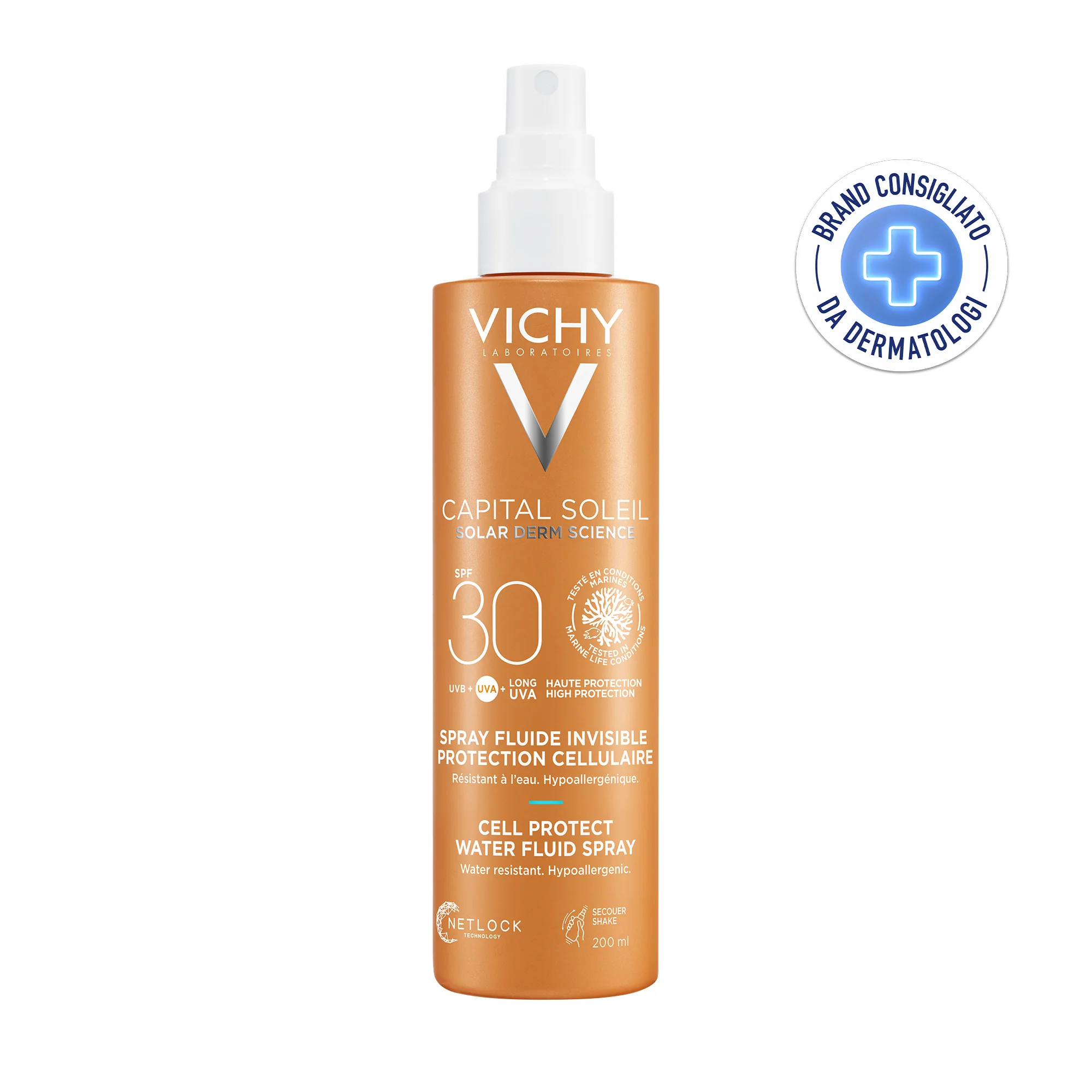 Vichy Capital Soleil Cell Protect SPF30 200 Ml Spray ultra leggero
