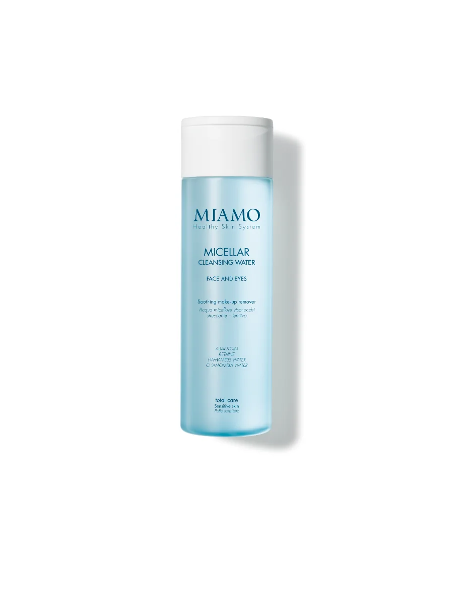 Miamo Total Care Micellar Cleansing Water 200 ml Acqua Micellare Viso Occhi Struccante Lenitiva