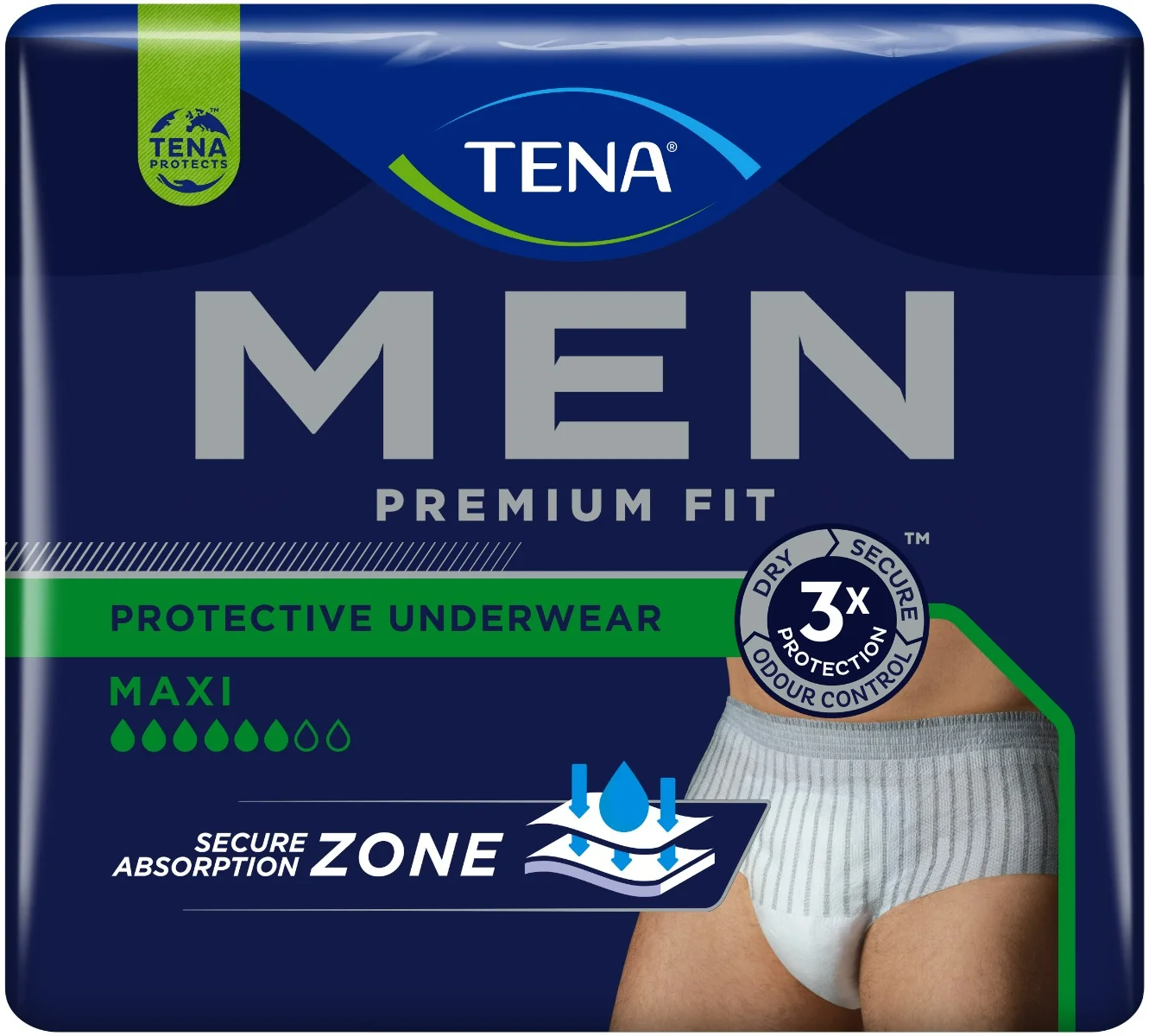 Tena Men Premium Fit L/XL 8 Pezzi Maxi Assorbenza