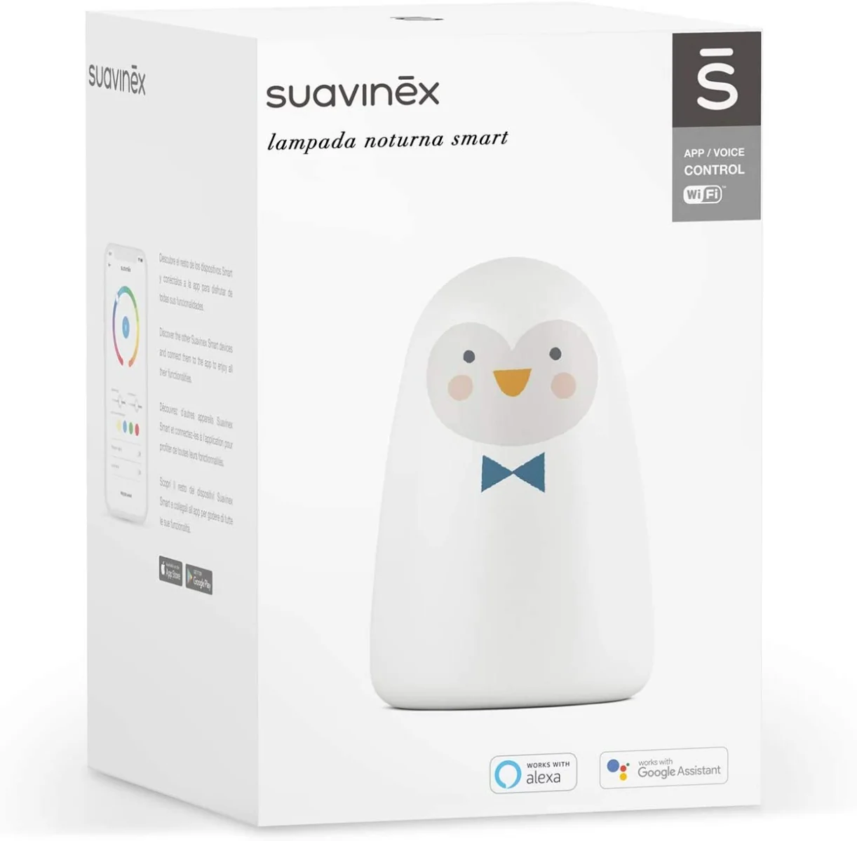 Suavinex Lampada Pinguino Luce Notturna Smart