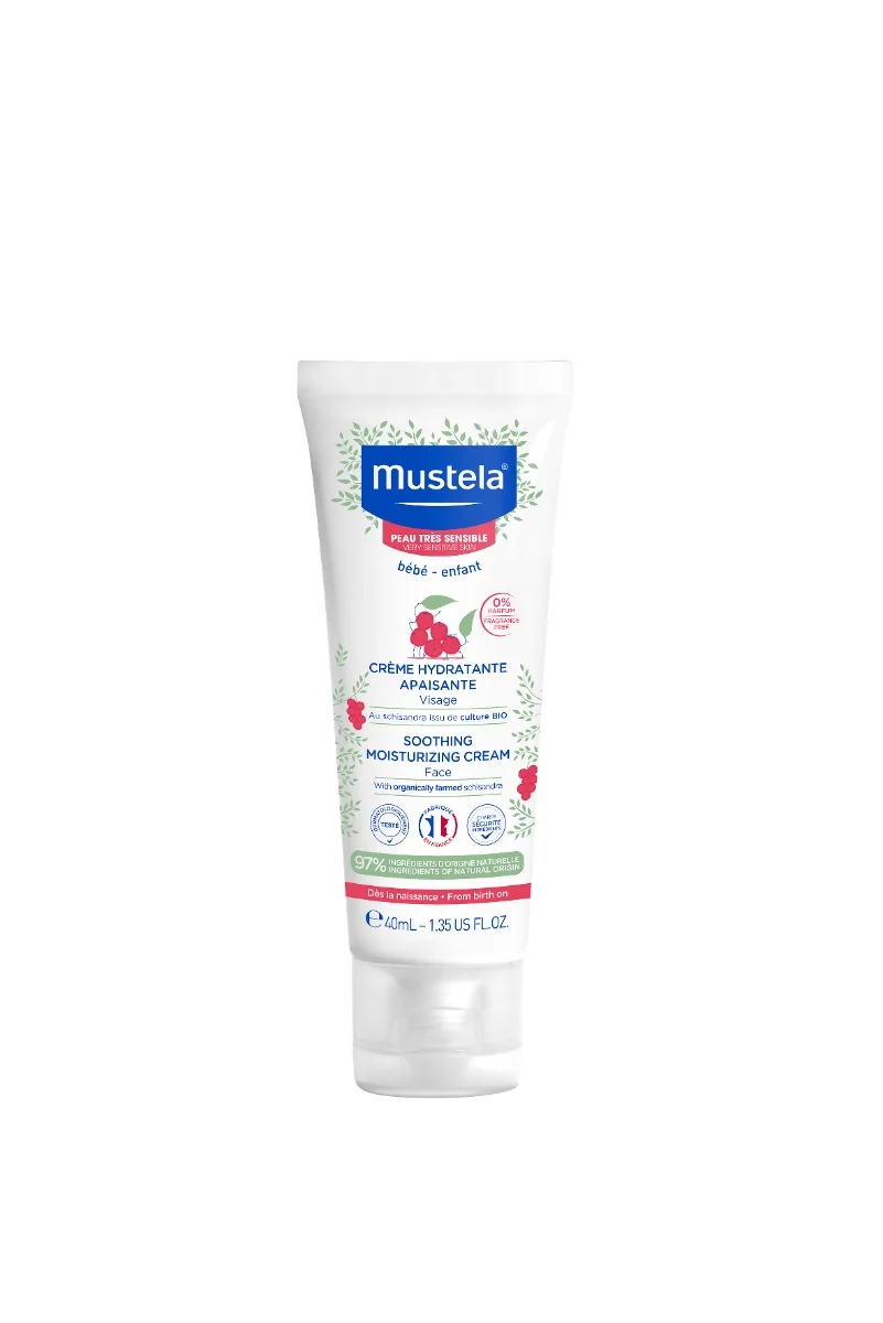 Mustela Crema Viso Lenitiva 40 ml Pelle Ipersensibile