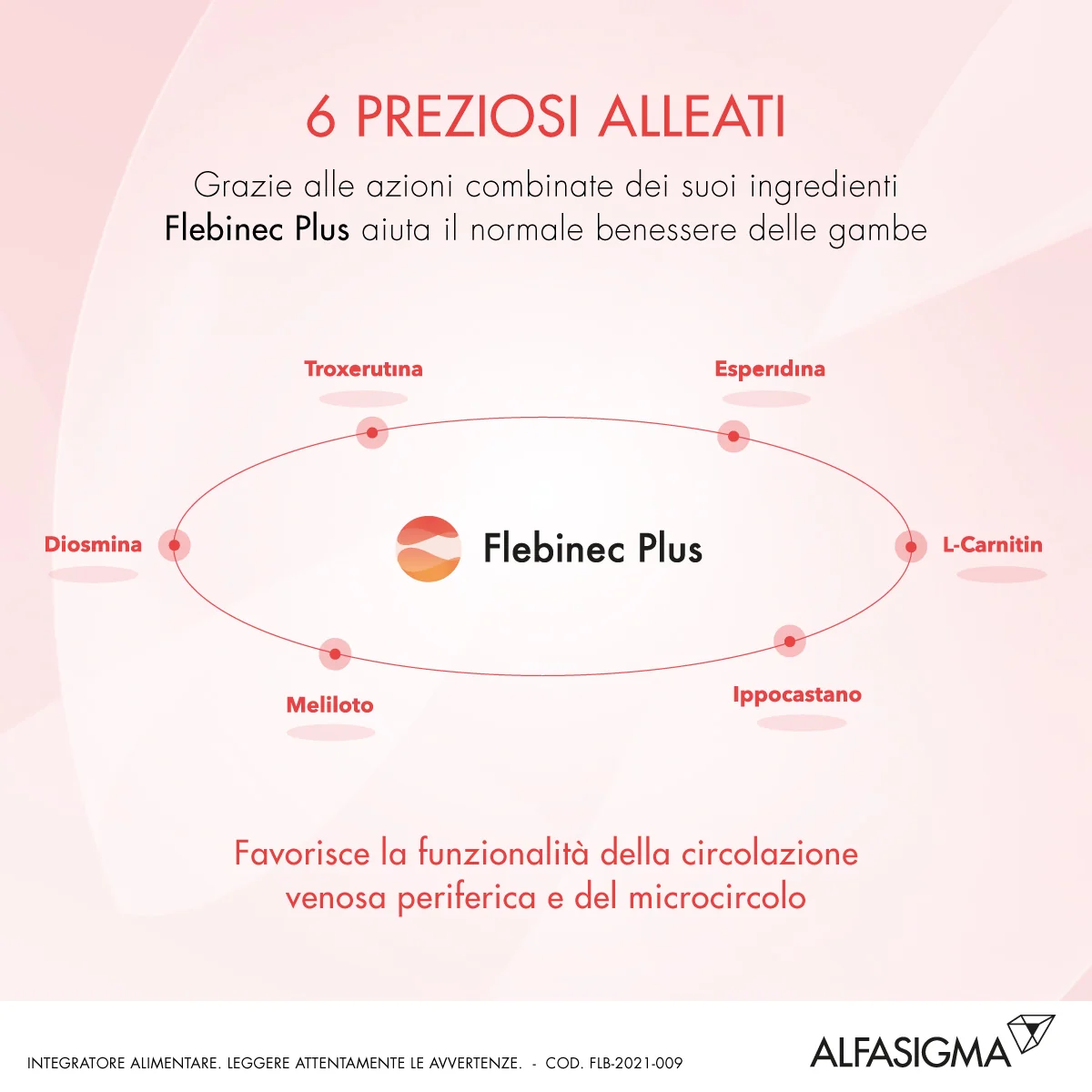 Flebinec Plus 14 Bustine 4 g Integratore per il Microcircolo