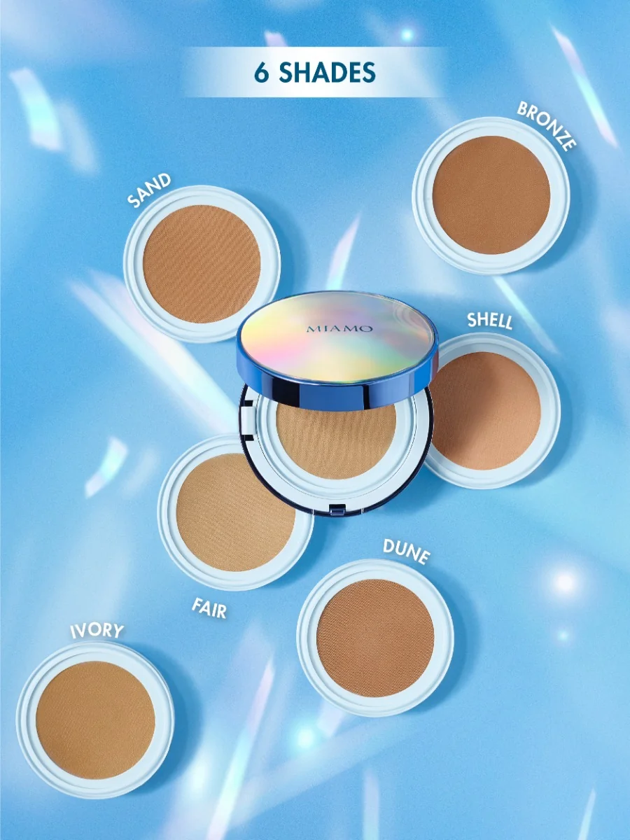 Miamo Second Skin Mesh Cushion Foundation Shell SPF 50 Pa+++ 11 ml Antiossidante protettivo colorato