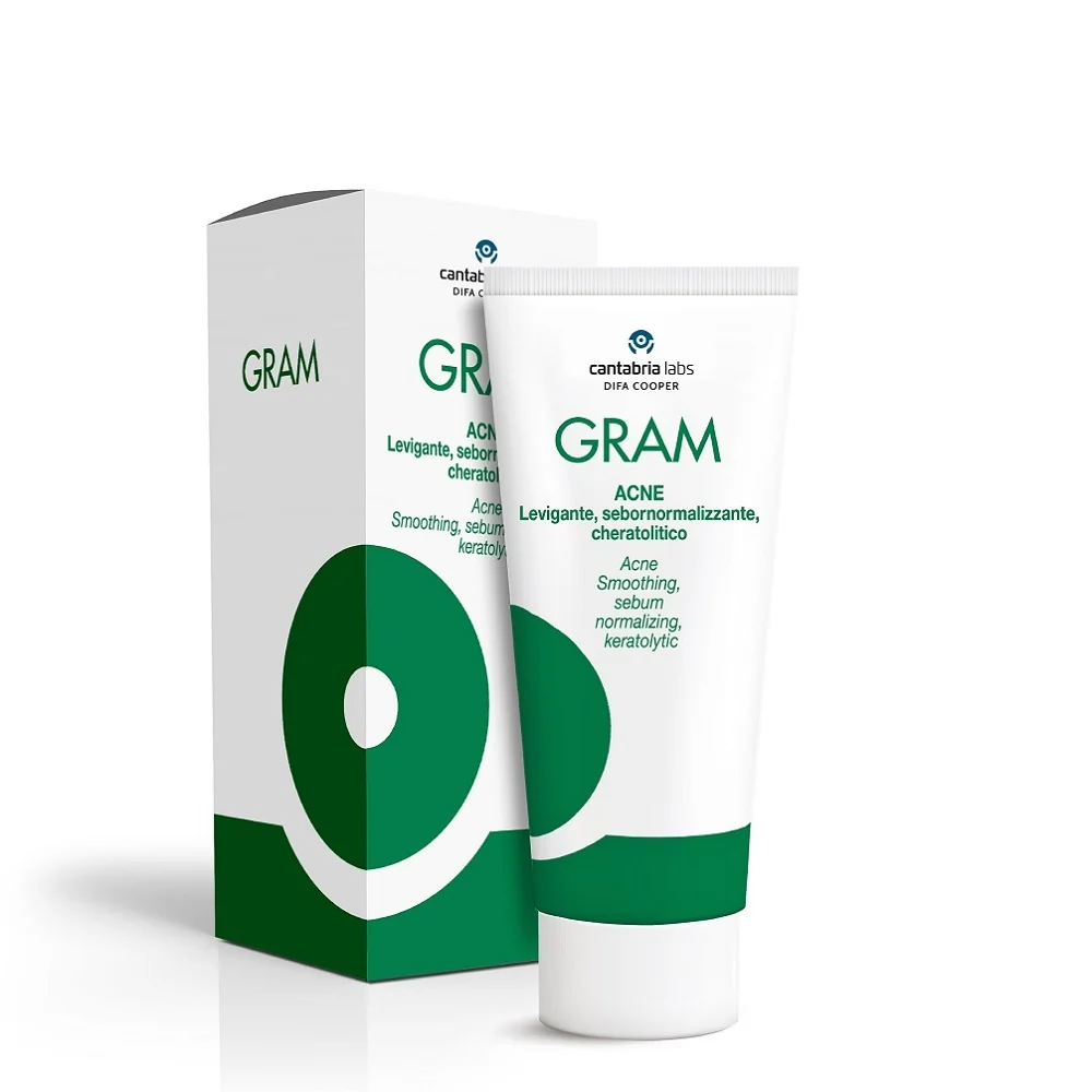 Gram Acne Crema Sebonormalizzante e Levigante Viso 50 ml
