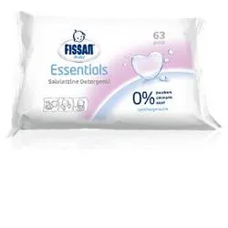 Fissan Baby Essentials Salviette Detergenti 63 Pezzi