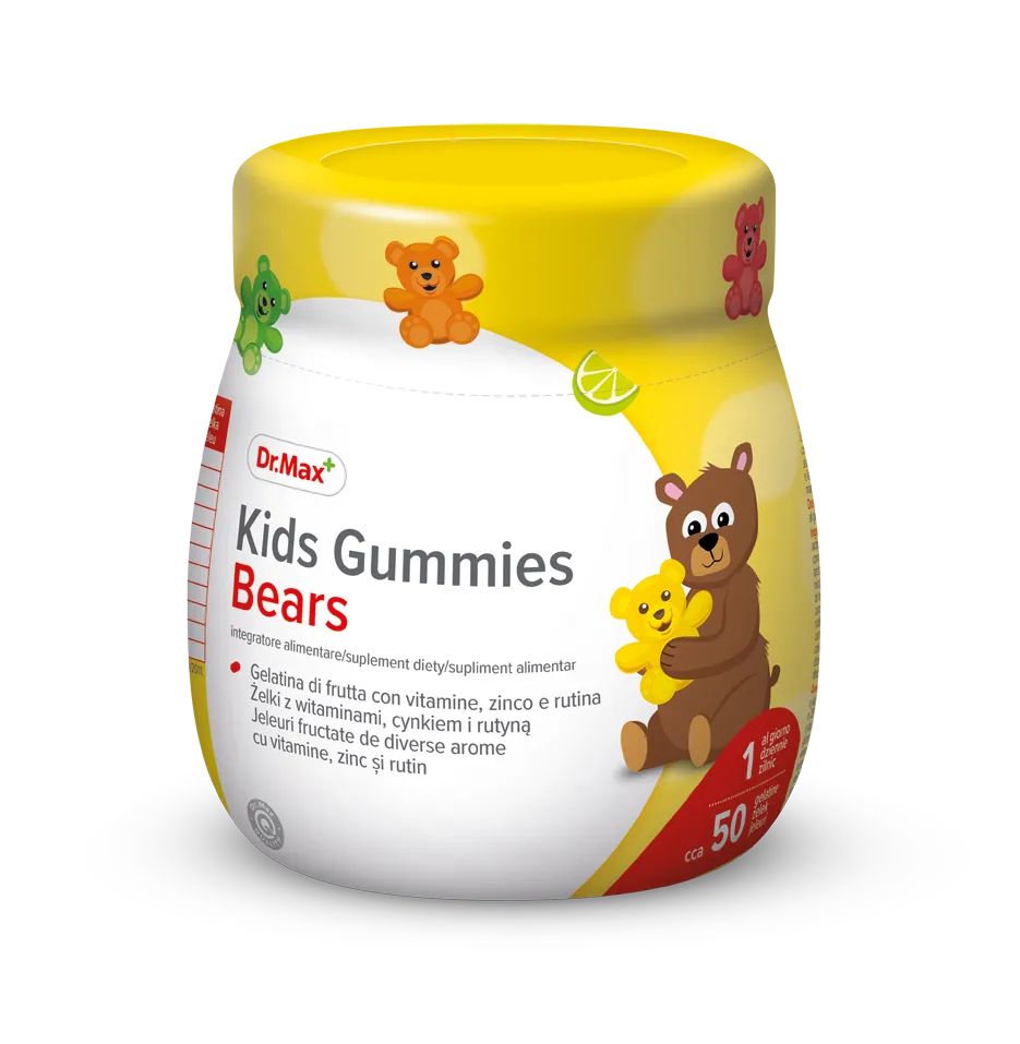 Dr.Max Kids Gummies Bears 50 Pezzi Caramelle Multivitaminiche per Bambini