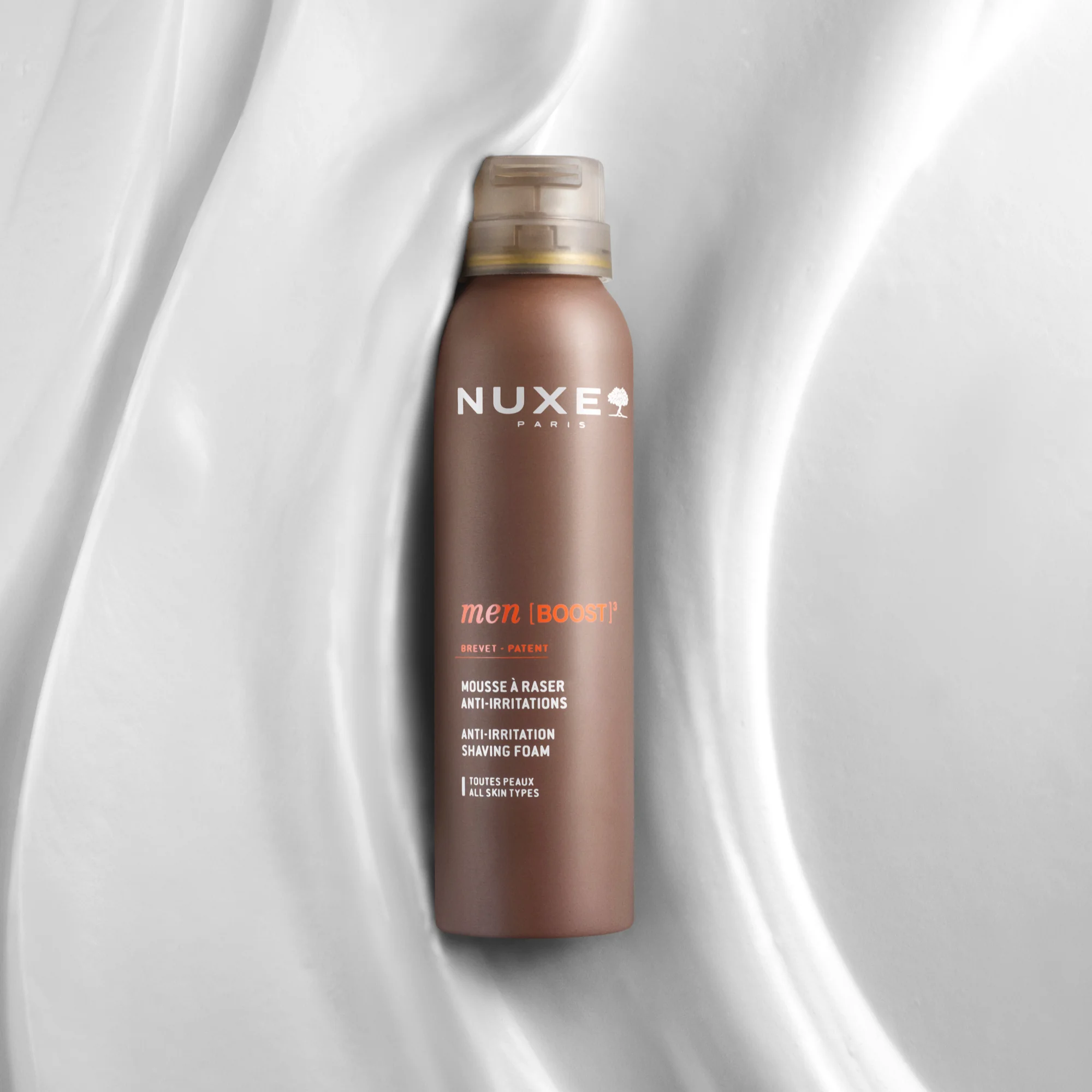 Nuxe Men Mousse Rasatura Anti-Irritazione 150 ml Schiuma da Barba