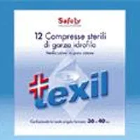 Safety Texil Garza Idrofila Sterile 18x40 cm 12 Compresse
