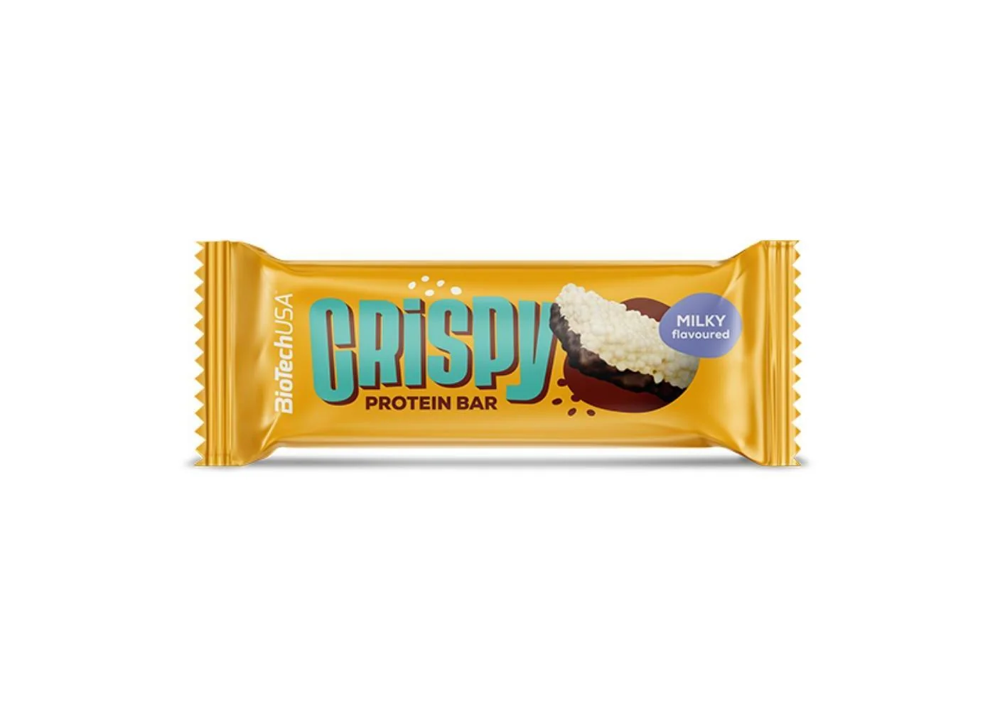 Biotechusa Crispy Protein Bar Latte 40 g Barretta Proteica