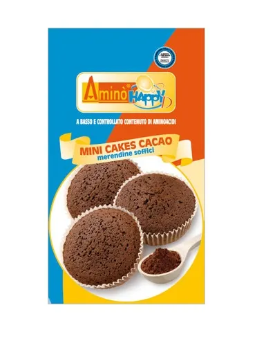 Aminù Happy D Mini Cakes Cacao Merendine Soffici 160 g