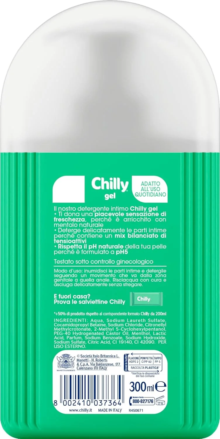 Chilly Detergente Fresco 300 ml Anti odore
