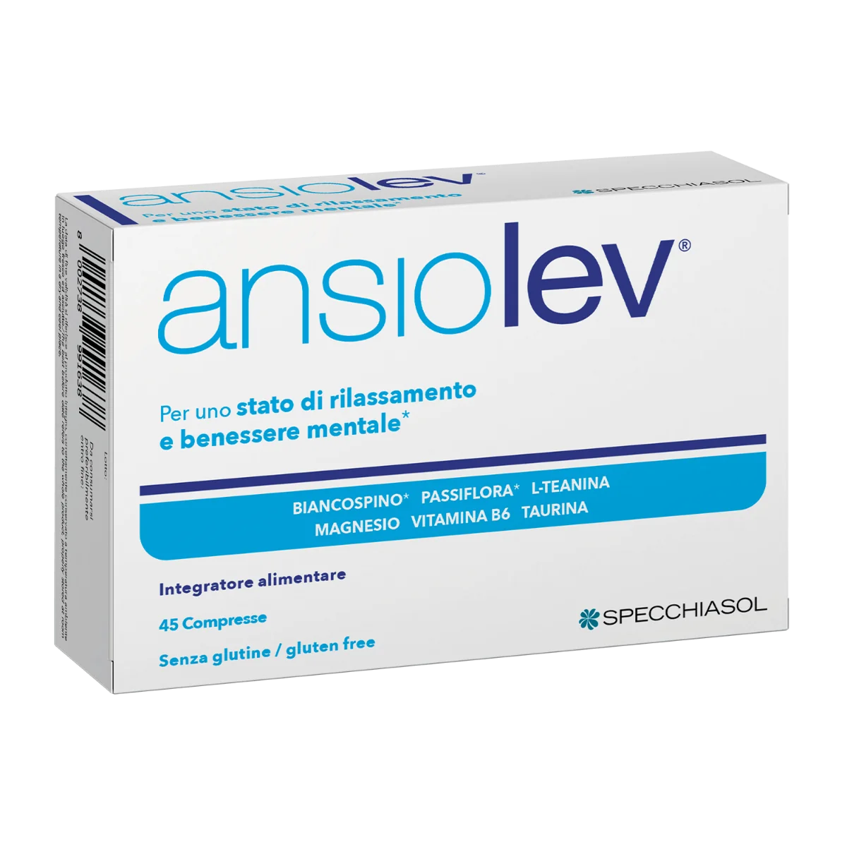 Ansiolev 45 Compresse Nuova Formula Integratore per lo Stress
