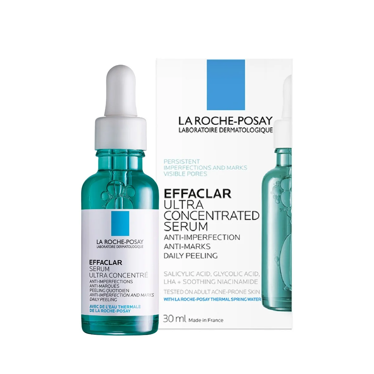 La Roche Posay Effaclar Siero Peeling Viso 30 Ml Pelle a tendenza acneica