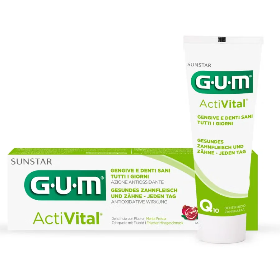 Gum Activital Dentifricio Gel 75 ml Gengive e Denti Sani Tutti i Giorni
