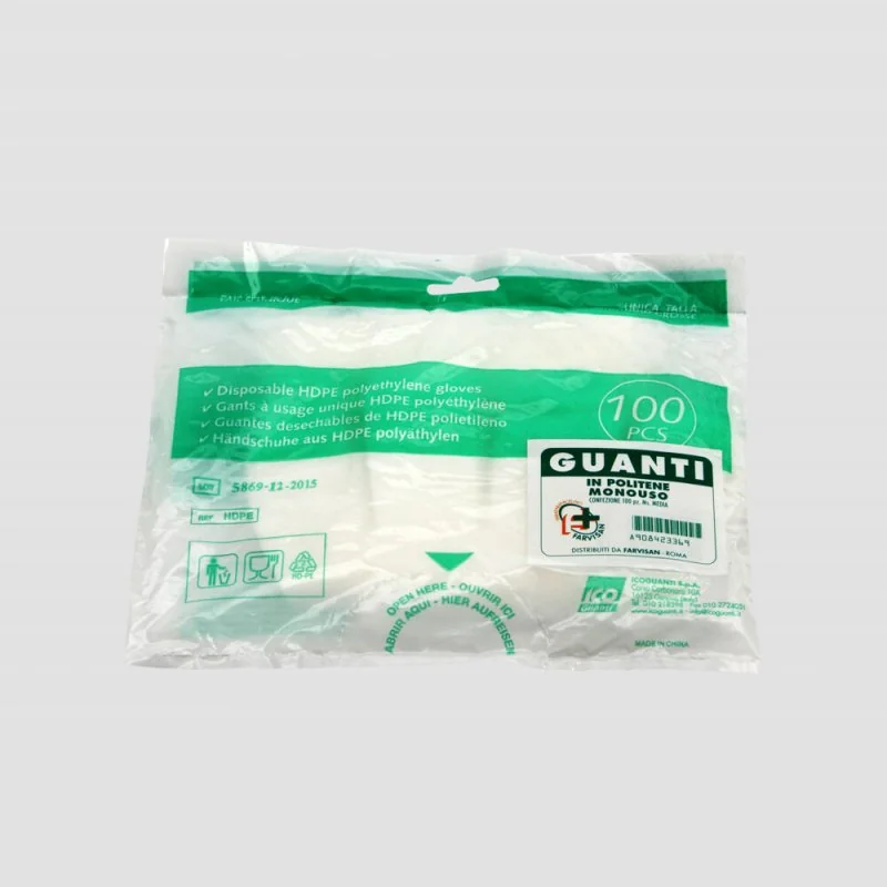 Farvisan Guanti Monouso 100 Pezzi