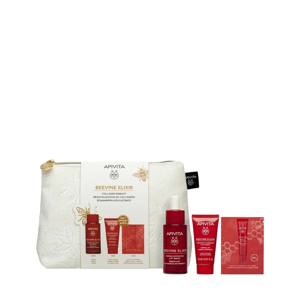 Apivita Beevine Elixir Cofanetto 2025 Siero Anti-Rughe Rassodante Liftante + Crema Anti-Rughe Contorno Occhi e Labbra