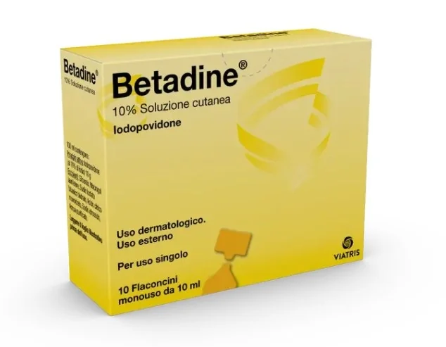 Betadine 10% Soluzione Cutanea  10x10 ml Flaconcini Monouso