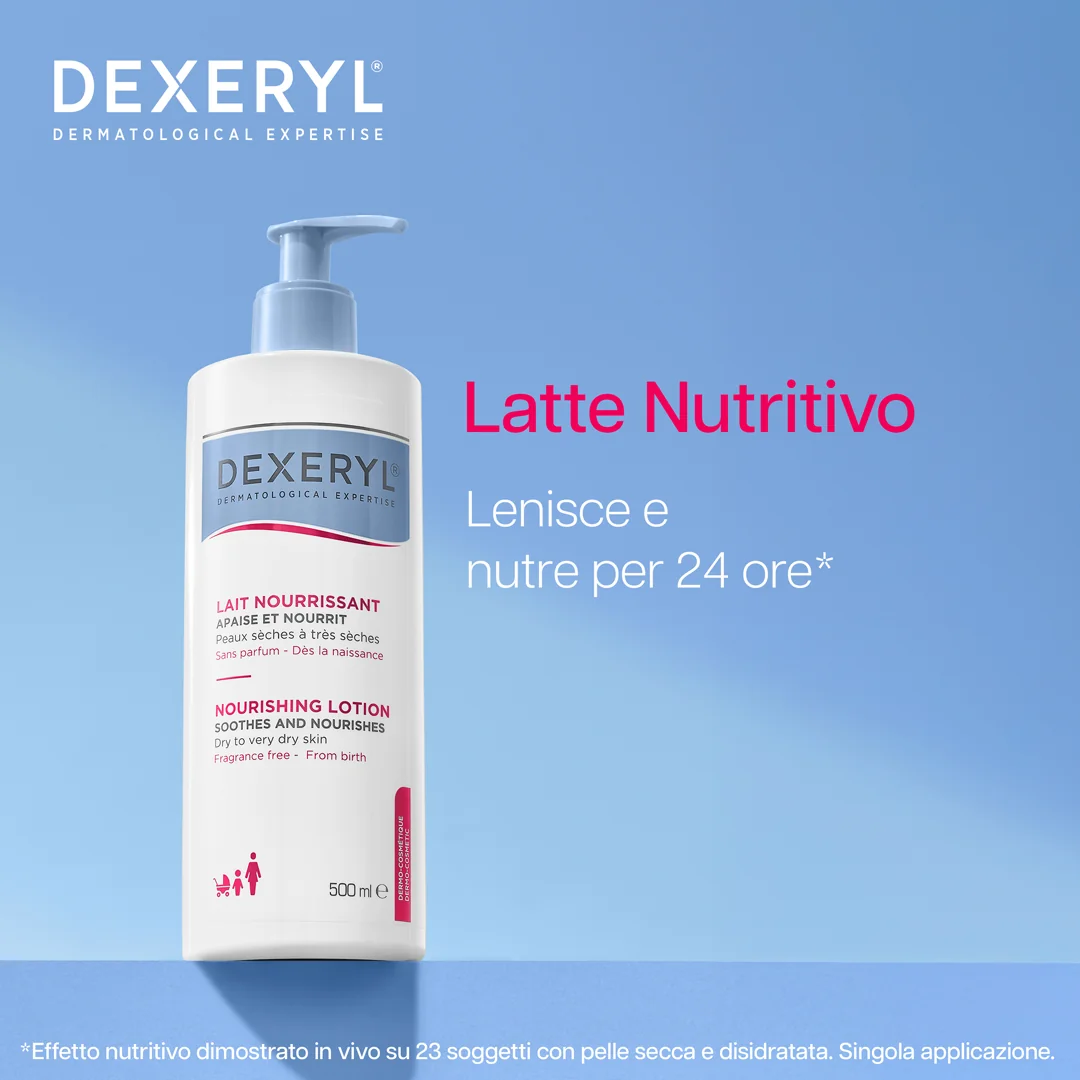 Dexeryl Latte Nutritivo 500 ml per Pelle Secca
