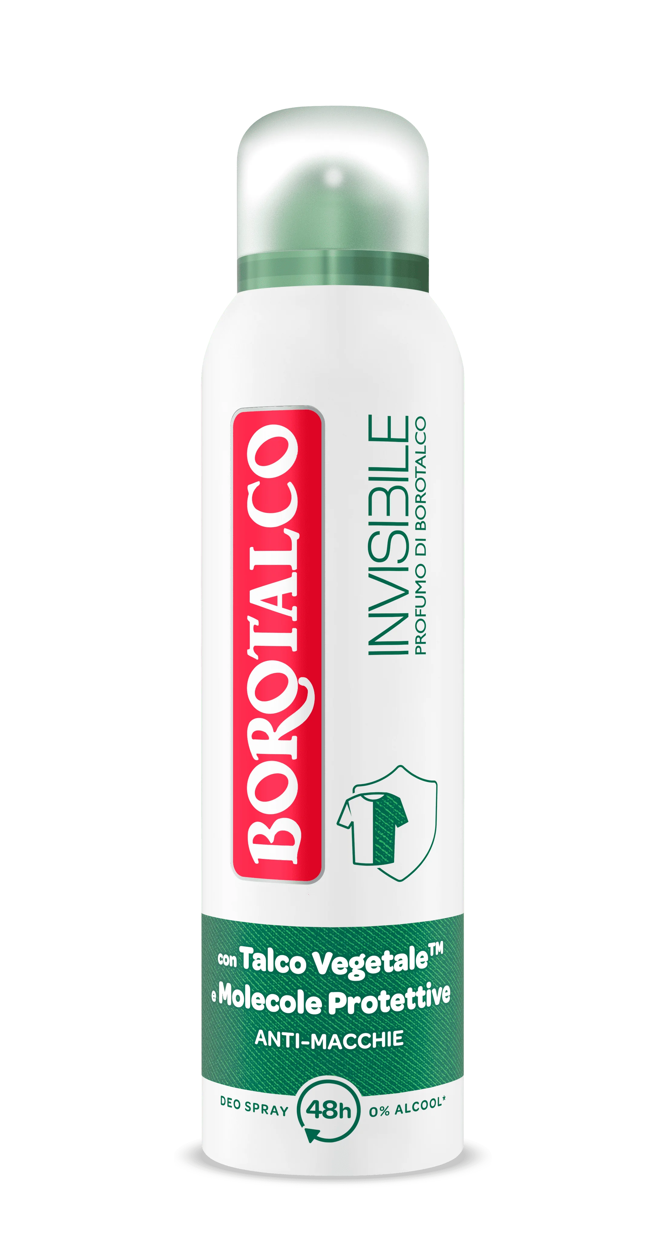 Borotalco Deo Spray Invisibile Verde 150 ml Deodorante 48h