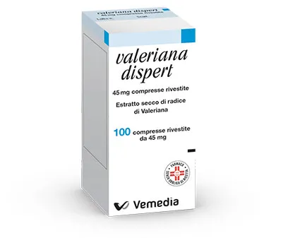 Valeriana Dispert 100 Compresse Rivestite 45 mg
