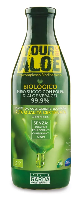 Phyto Garda Your Aloe Bio Puro Succo di Aloe Vera 1 L