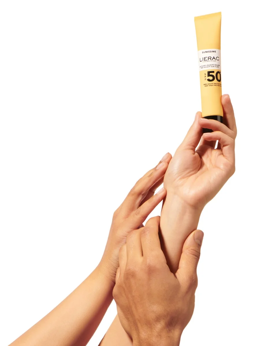 Lierac Sunissime Fluido Solare Vellutato Spf50+ 40 ml Protezione Solare Viso