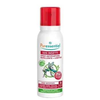 Puressentiel Spray SOS Insetti Antipuntura 75 ml Repellente e Lenitvo 