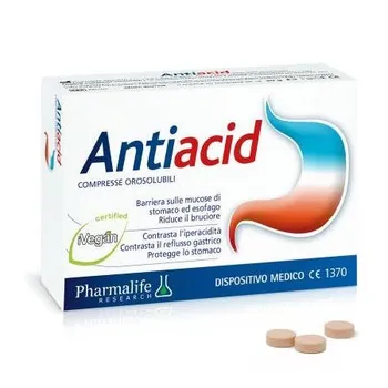 Antiacid 30 Compresse Orosolubili Reflusso e Acidità