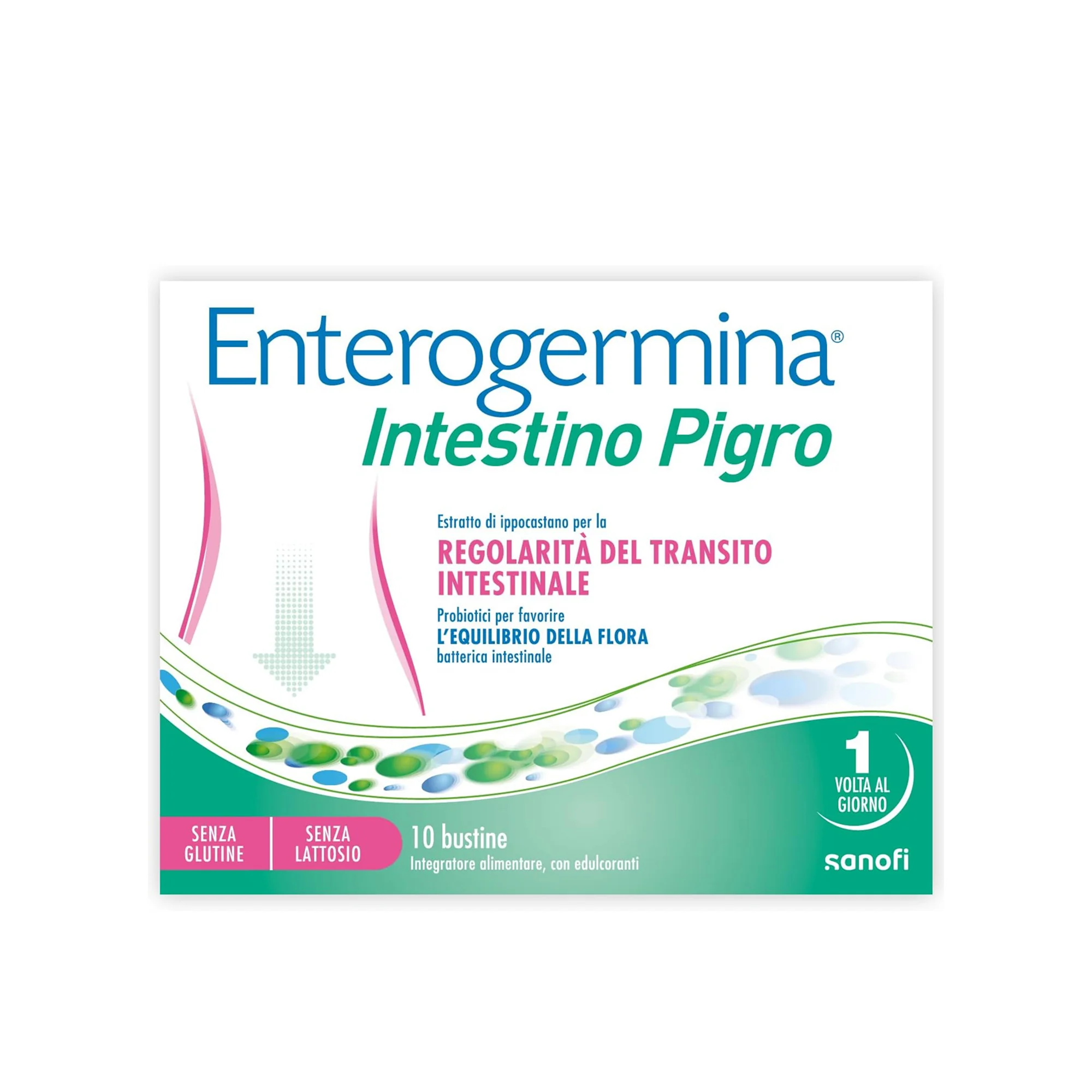 Enterogermina Intestino Pigro Integratore Regolarità  del Transito Intestinale 10 Bustine
