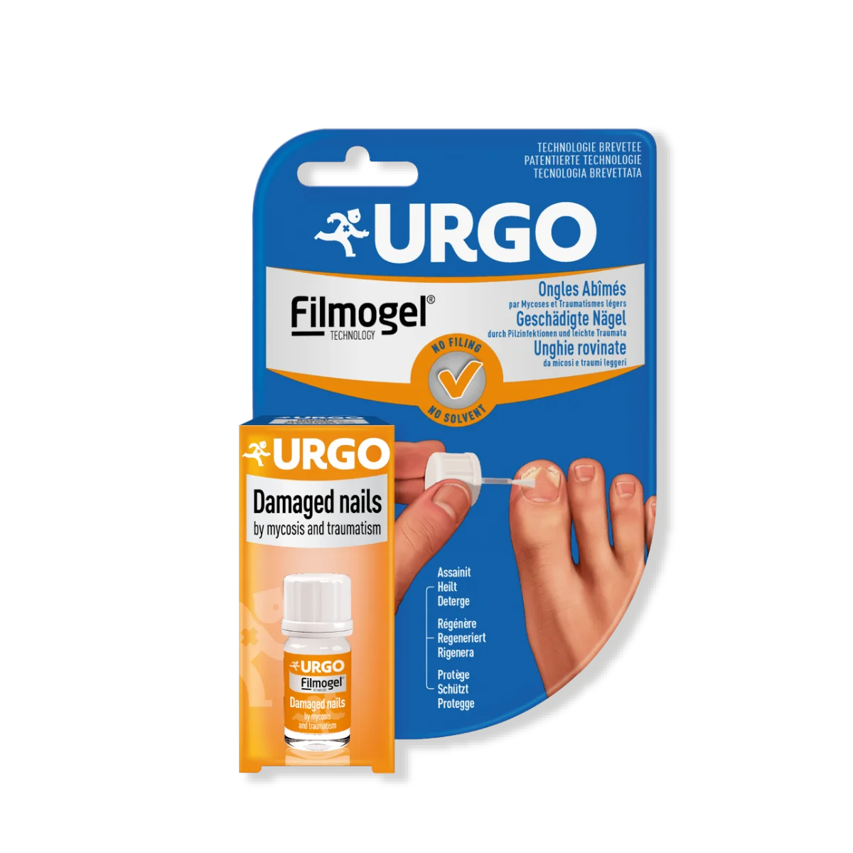 Urgo Filmogel Unghie Rovinate Traumi e Infezioni Fungine