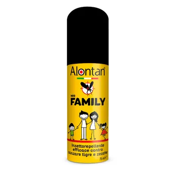 Alontan Spray Repellente Contro Zecche E Zanzare Tigre 75 ml 