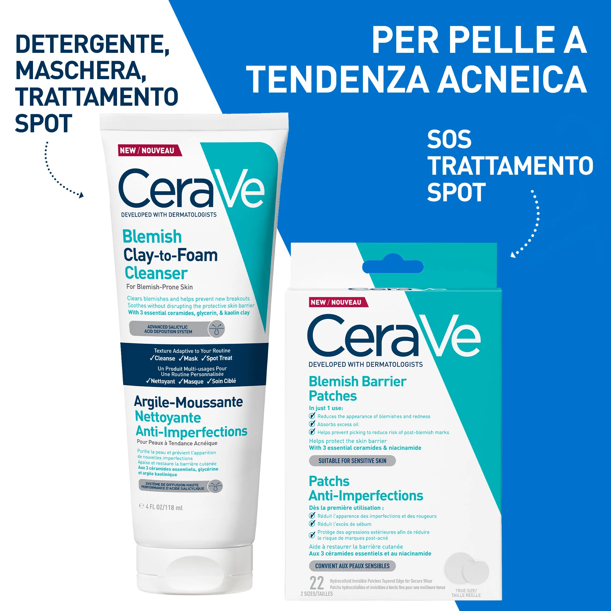 Cerave Detergente Maschera Controllo Imperfezioni 118 Ml