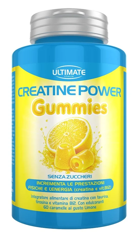 Ultimate Creatine Power Limone 60 Caramelle Gommose