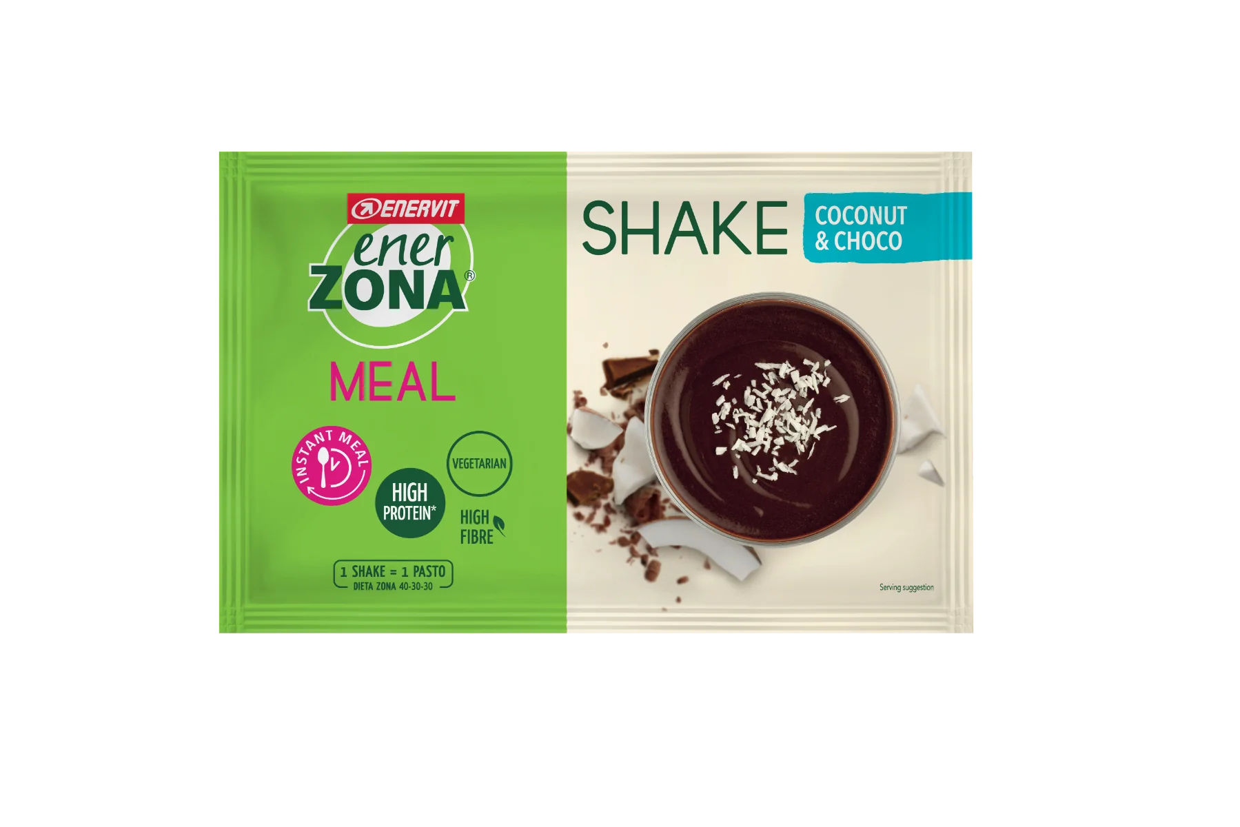 Enerzona Instant Meal Cocco e Cioccolato 1 Busta Pasto Sostitutivo